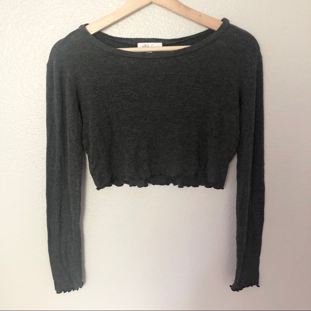 gray long sleeve